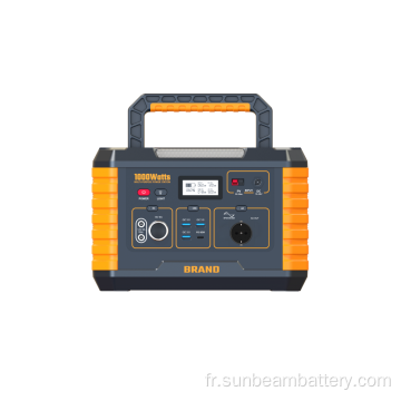 Camping de batterie portable 1000W